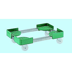 伸縮式コンテナ台車 4輪車