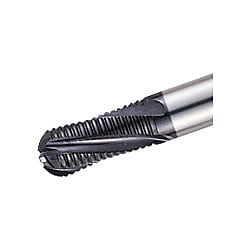 3、4枚刃 ねじれ角20°ボールエンド 長刃長タイプ 高硬度材対応 TEBRF-T TEBRF080T3-16C08M63-AH750