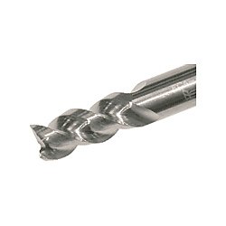3枚刃 ねじれ角45°アルミ溝加工用 TECA-B3