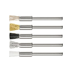 PBU Miniature End Brush, 3‑mm Shaft