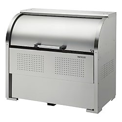 ステンレスゴミ収集庫 クリーンストッカー 上開き扉型
