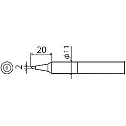 替こて先 CXR-60/CXR-80用  CXR-80RT-2C