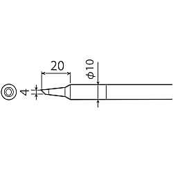 替こて先 CXR-60/CXR-80用  CXR-80RT-4C