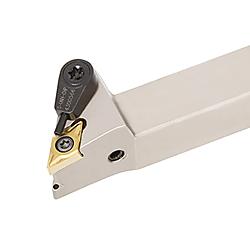 スクリューオン式外径加工用バイト 高圧クーラントノズル付 JSDJ2XR/L-CHP