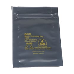 Plastic Bag, SCS Static Shield Bag Zip Top Type, 100 Sheets 30035