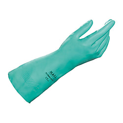 Nitrile Gloves (Anti-Slip Embossed / Inner Cotton Finish) 4-834-02