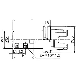 KM63XMZ-EM／サイドロックホルダ KM63XMZ-EM20-60Y-D