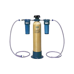 カートリッジ純水器標準セット(電気伝導率計・前後フィルター付) 400L/hr