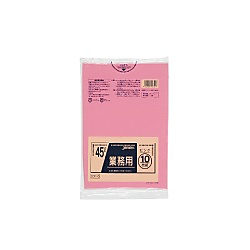 業務用ポリ袋 45L ピンク 10枚入