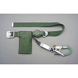 墜落制止用器具 スライド式（胴ベルト型／巻取式）グリーン