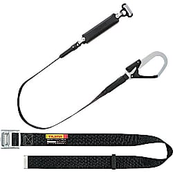 胴ベルト スチール M 黒 平ロープ A環L1セット