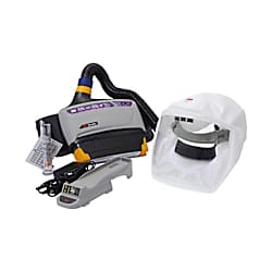 バーサフロー（TM）電動ファン付き呼吸用保護具　隔離式ルーズフィット形（大風量形） 