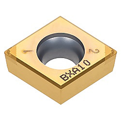 タンガロイ・CBN・2QP-CCGT-HS・80°ひし形・ポジ・穴有・旋削チップ