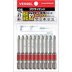 片頭剛彩ビット（10本組） GS10P2100DF