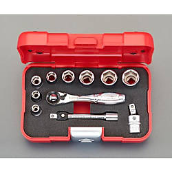 1/4"DRソケットレンチセットEA618H-7
