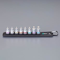 （3/8"DR）Hexビットソケットセット（ホールド機能付）（インチ）EA617AK-804