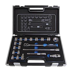 1/2"DR［21個組］ショートソケットレンチセットEA617DC-57