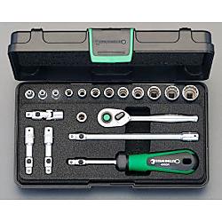 1/4"DRソケットレンチセットEA617BC-14