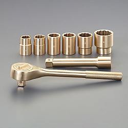 3/4"sqソケットレンチセット（ノンスパーキング）EA643FD-100