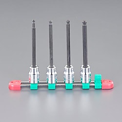 1/2"DRx3/16～5/16 ［Ball-Hex］ビットソケットセットEA618RW-500