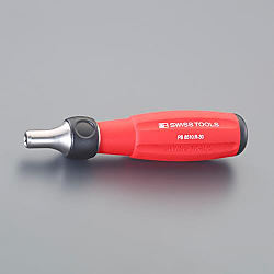 軸1/4"×30mm ドライバーハンドル（ラチェット式）EA550P-30