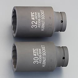 1/2"DRインパクト用ハブナットソケットセットEA164KH-2