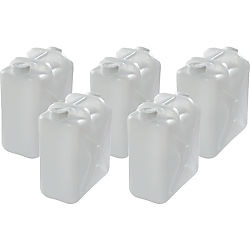 両口ポリタンク（扁平缶） ノズル無 20L T0207-P5