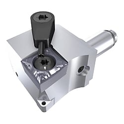高圧クーラントノズル付スクリューオン式ヘッド QC10-JSCL2CR06-CHP