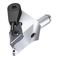 高圧クーラントノズル付スクリューオン式ヘッド QC10-JSDJ2XR07-CHP