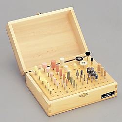 45本組/3.0mm軸 砥石・ブラシ・バフセット EA819-6A
