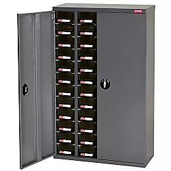 12段パーツキャビネット（ドア付） EA957F-15
