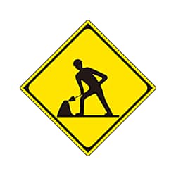 警戒標識（213） 道路工事中 894-48B