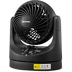 卓上扇 マカロン型mini ブラック