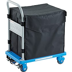 樹脂製運搬車"グランカート サイレント"（ハンドトラックボックス付） ストッパー付