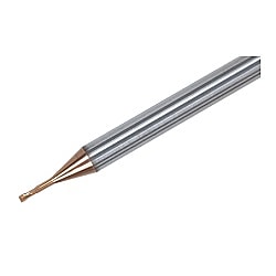2枚刃超硬ソリッドエンドミル ねじれ角30°ロングネックタイプ 高硬度鋼加工用 TEC-A2-H TEC025A2-040/20C4H-55-AH3005