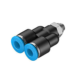 Push-in Y-fitting, QSY Series