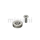 マグネット　皿ボルト止め　丸タイプ