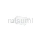 石英ガラスプレート角　フリー指定タイプ