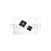 結束バンド固定具（プレート型・ローコスト・黒）