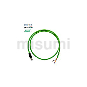 EtherNetIP, EtherCAT, CC-Link対応 M12コネクタ付ケーブル