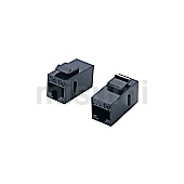 LANケーブル延長　シールド無　CAT5e　パネルマウント（JJ中継アダプタ）