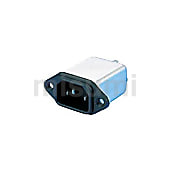 IEC規格 ノイズフィルタ付インレット（3A〜10A/ネジ止め/C14）