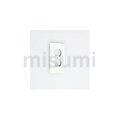 コンセント用プレート（平刃形15A／20A・複式用）