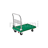 樹脂製運搬車 グランカート （折りたたみハンドルタイプ） ストッパー付タイプ