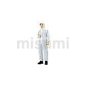 不織布使い捨て保護服 つなぎ服 ホワイト