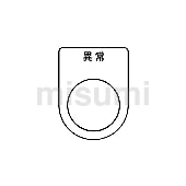 IM メガネ銘板（押しボタン／セレクトスイッチ）