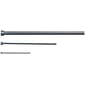Straight Ejector Pin - H13 Steel, Nitride Coated, 4mm Head Height/JIS Head, Selectable Shaft Diameter, Configurable Length  