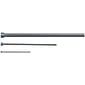 Straight Ejector Pin - H13 Steel, Nitride Coated, 4mm Head Height/JIS Head, Configurable Shaft Diameter, Selectable Length  