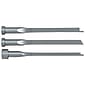 Flat ejector pins / head shape selectable / EN 1.3343 Equiv. / machined face / corners rounded / dimensions configurable
