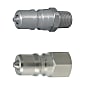 Double Valves SP Couplers For Cooling -Stainless Steel Plugs/Heat Resistant 180degree- 【10 Pieces Per Package】